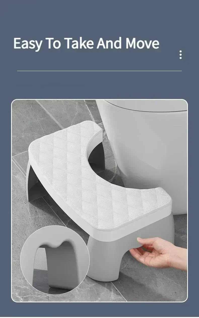 1 orinal en cuclillas impermeable, taburete para inodoro, taburete para pies, taburete para sentadillas para mujeres embarazadas, niños, adultos y personas mayores