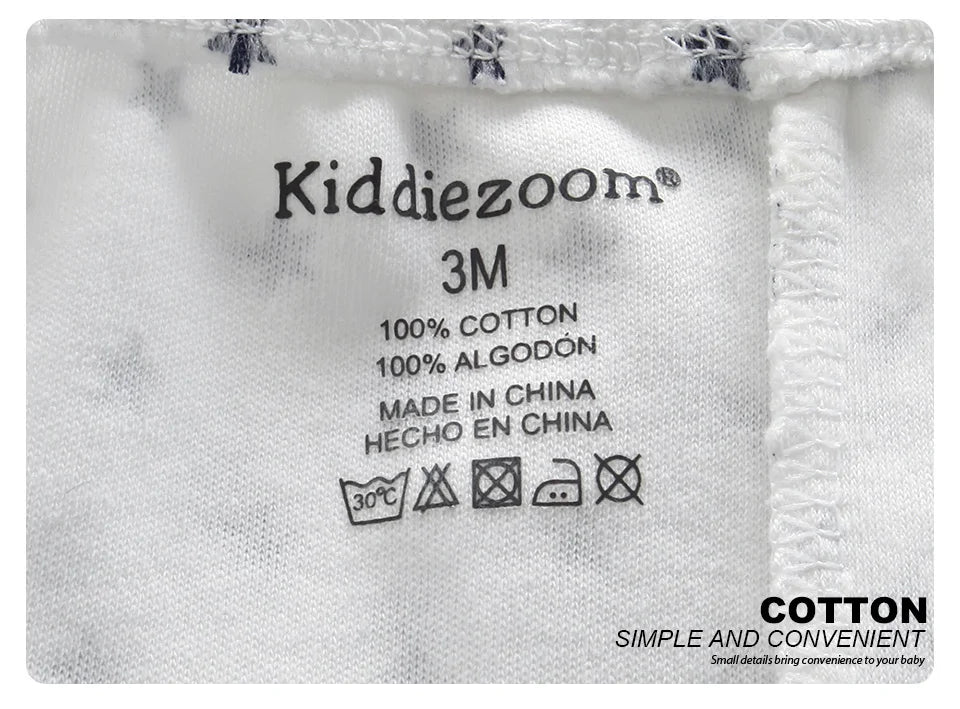 9 unids/lote monos Unisex para recién nacidos + pantalones conjuntos de ropa de algodón de dibujos animados ropa para bebé (niño o niña)