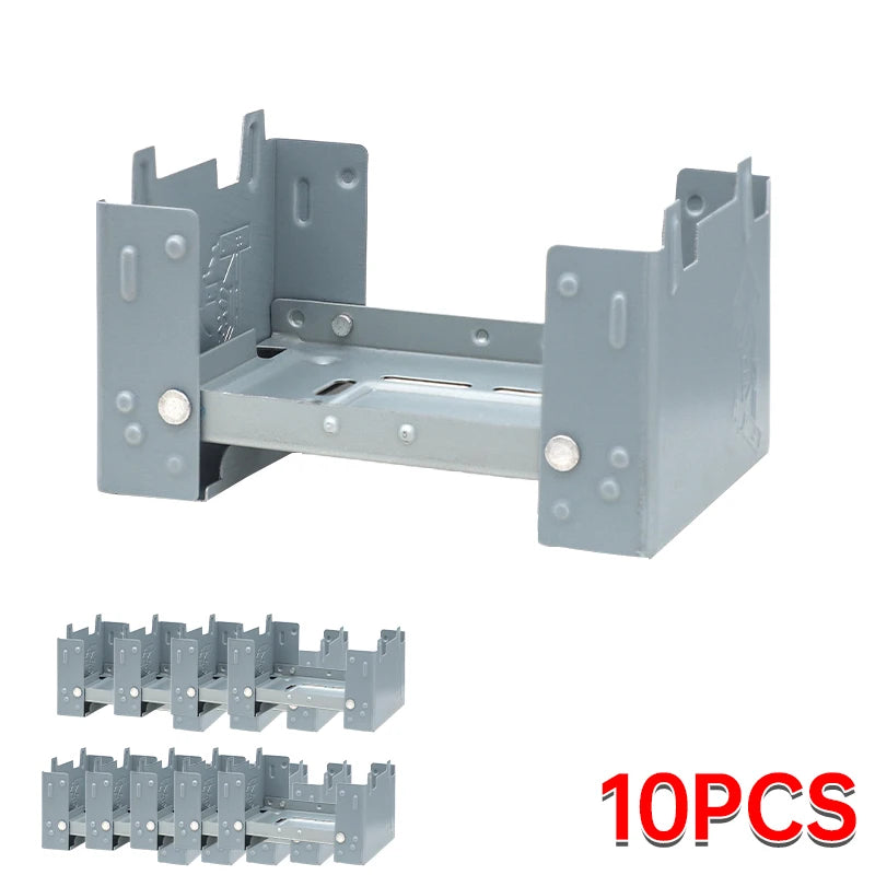 Estufa de combustible sólida portátil, estufa de Alcohol para acampar, MINI estufa de calefacción plegable, utensilios de cocina de bolsillo, Ideal para Picnic y senderismo
