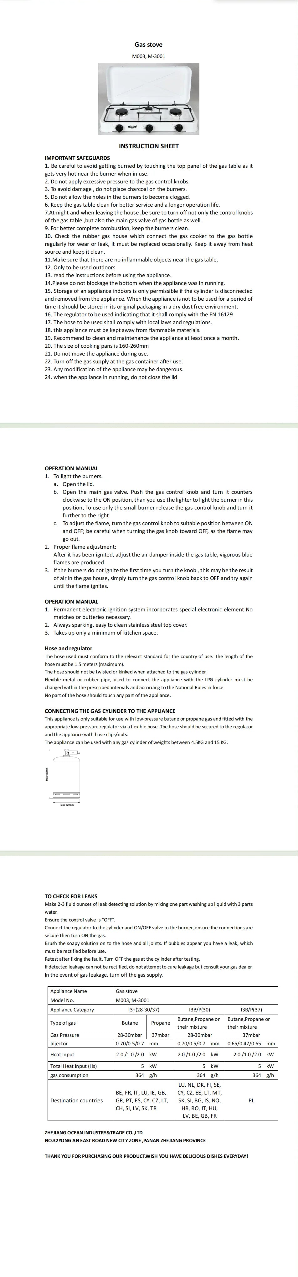 Estufa de Gas Natural de Control independiente, estufa de Gas propano extraÃble con cubierta para acampar al aire libre, RV, viajes, 4/5 quemadores