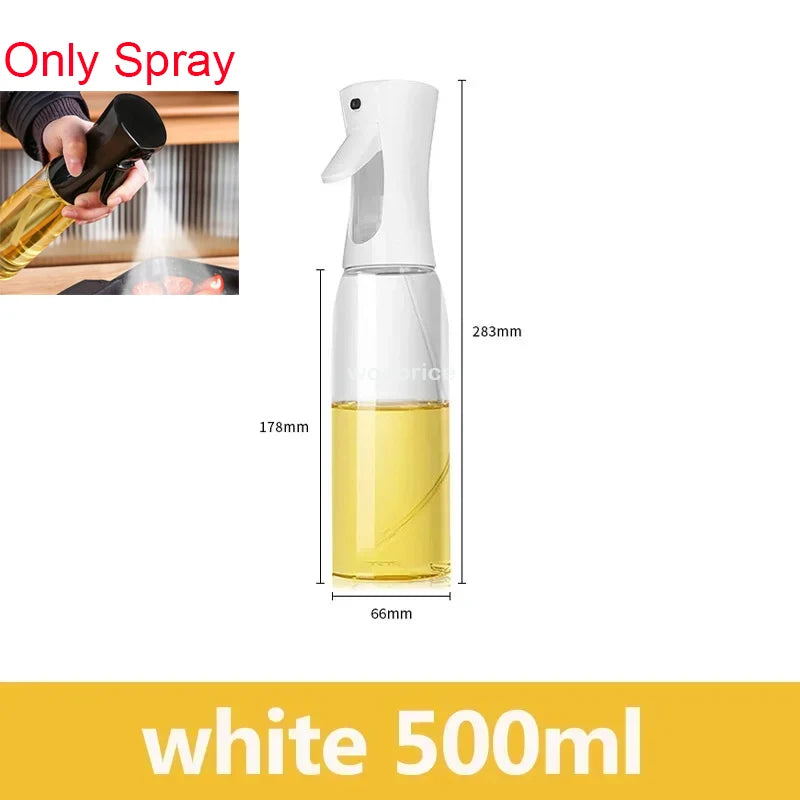Spray 2 en 1 para botella dispensadora de aceite de oliva, diseño de mango cómodo para barbacoa, sartén de aire, horno, Camping