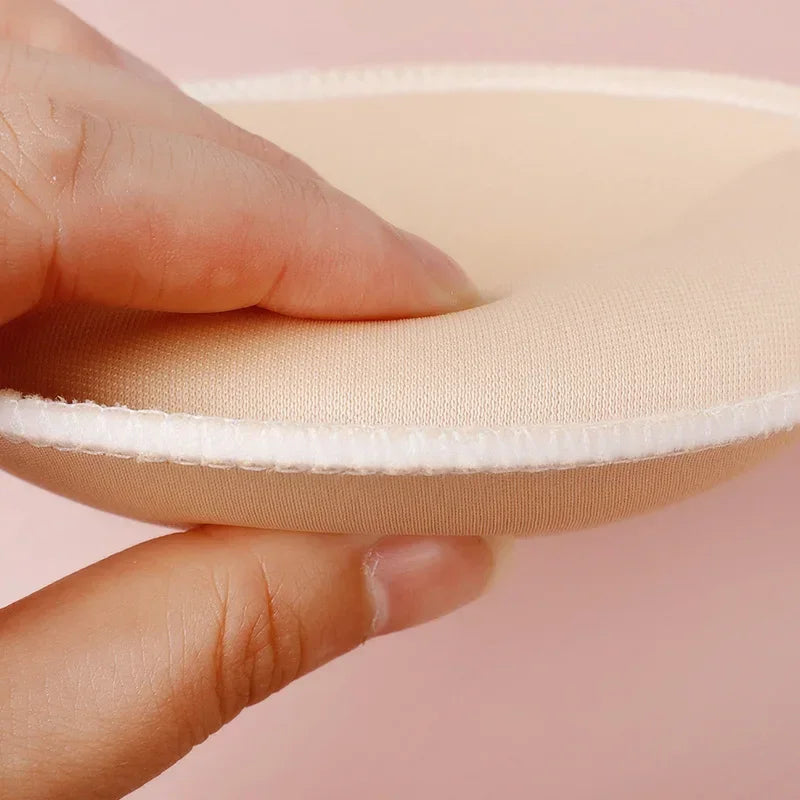 Accesorios redondos para mujer, traje de baño de esponja 3D, sujetador de realce de pecho, relleno, potenciadores de pecho, inserto de espuma, copa triangular para el pecho, 2 uds.