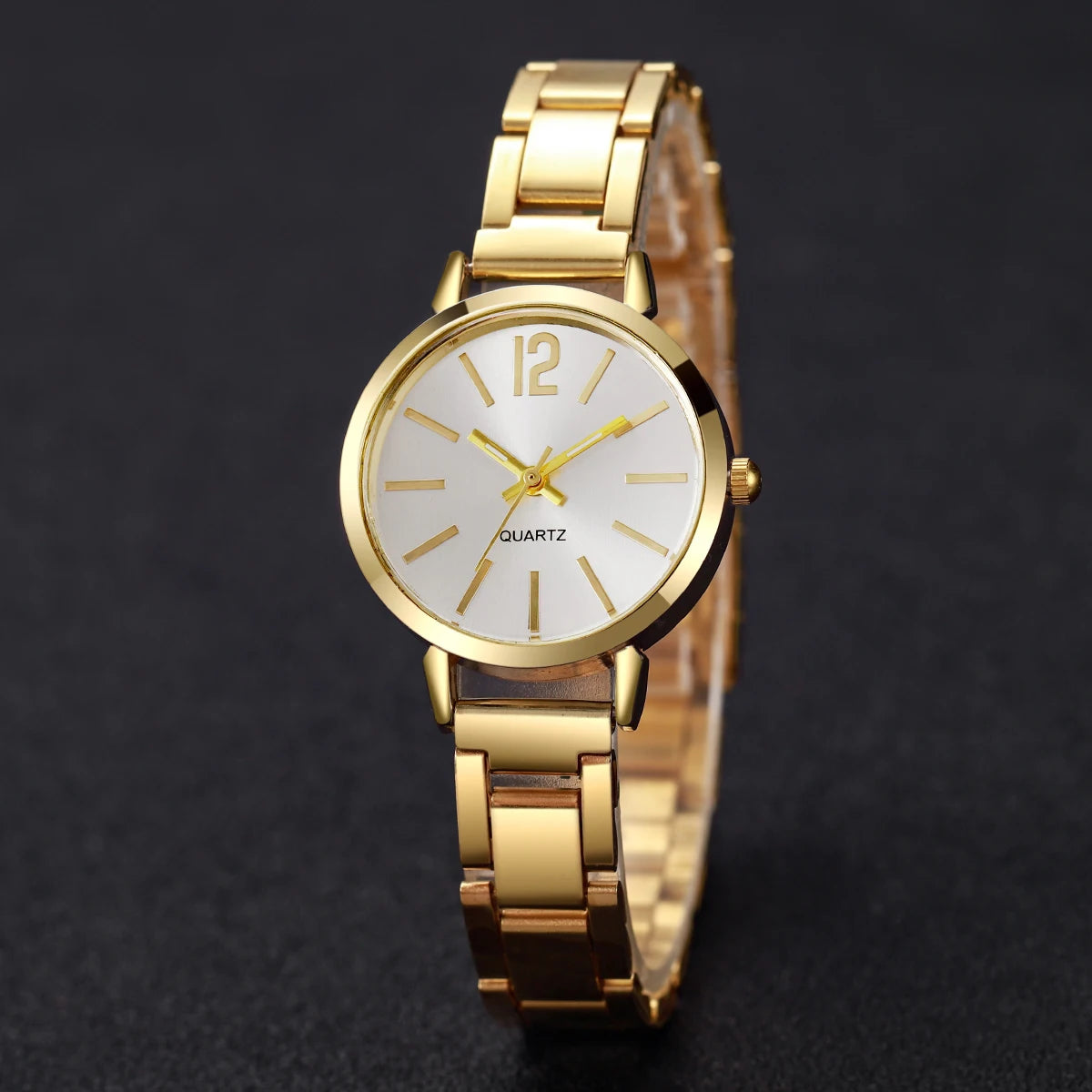 1/2/3 Uds. Relojes de moda para Mujer, Reloj de cuarzo analógico con esfera Simple para Mujer, Reloj para Mujer y niñas, Reloj de regalo (sin caja)