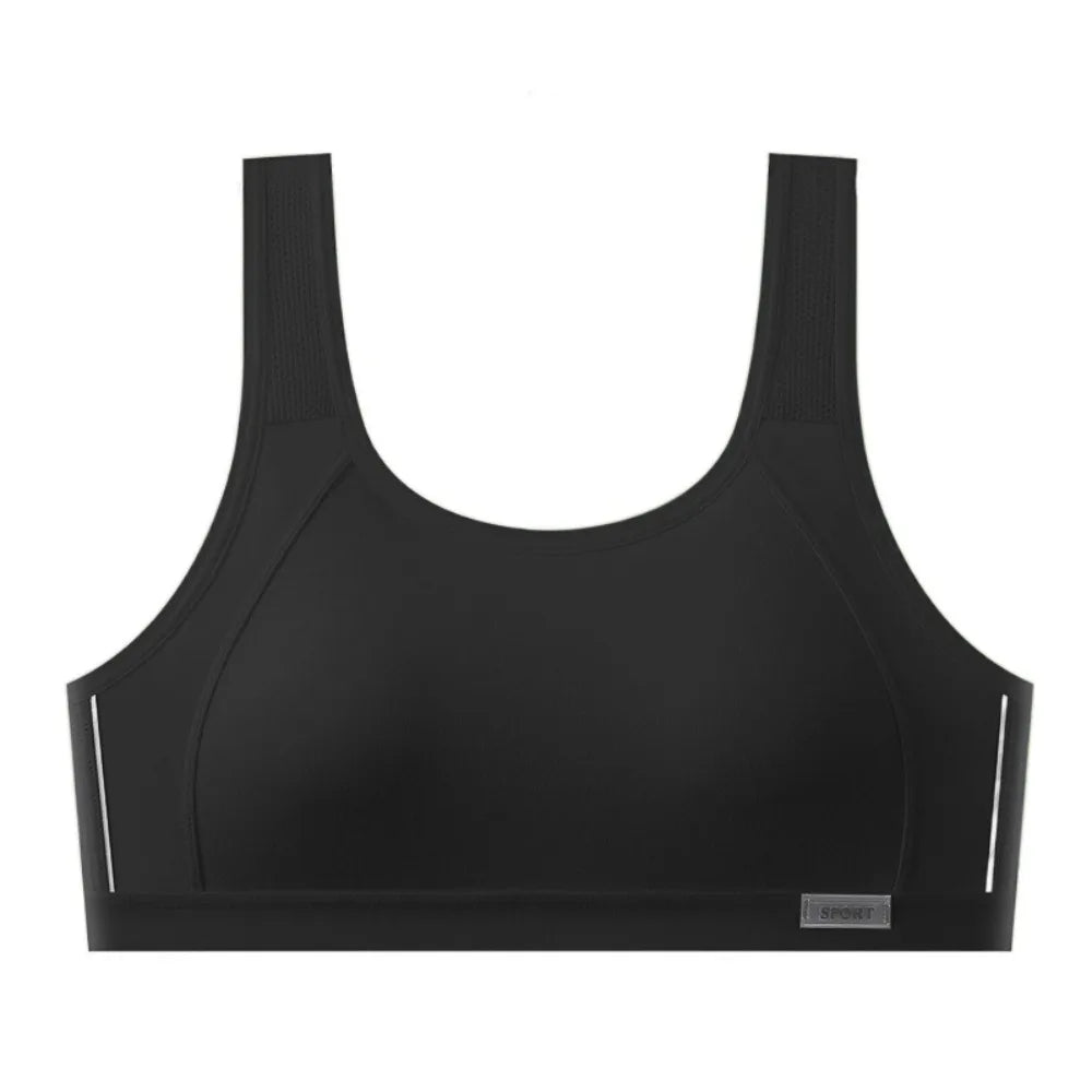 Sujetador inalámbrico de malla Simple para mujer, Tops, ropa interior, sujetador de realce, Bralettes íntimos dulces con almohadilla para chica