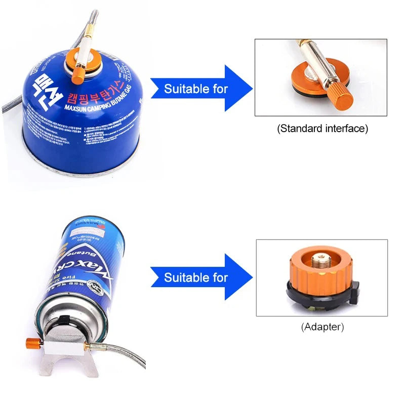 Estufa de Gas para acampar, estufa plegable portátil para mochilero al aire libre, equipo turÃstico para cocinar, senderismo, Picnic, 3500W