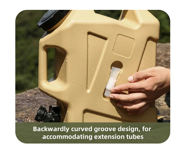 Cubo de agua para vehículo de recorrido autónomo al aire libre, cubo de almacenamiento de agua para el hogar, cubo de agua para acampar, cubo de agua pura potable