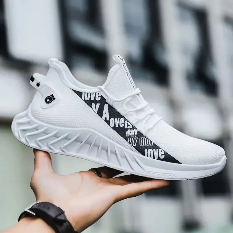2025 Zapatos de malla transpirable para hombre - Deportes Fondo suave Correr Gimnasio Casual Estilo de coco y regalo del dÃa del padre Zapatos deportivos