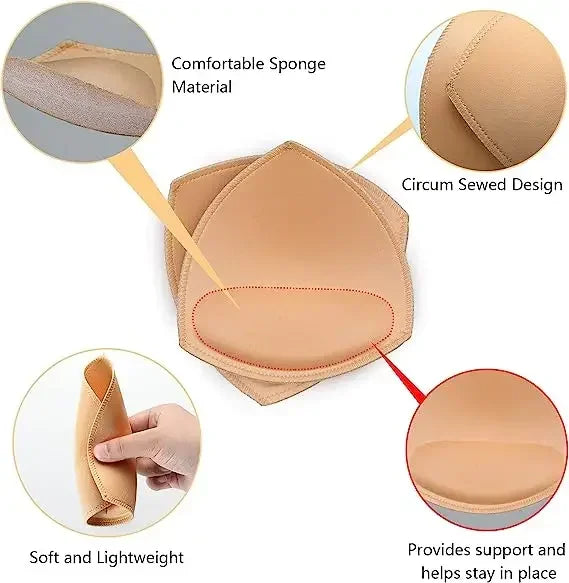 Almohadilla para sujetador, copas triangulares de ventilación, almohadillas de espuma de inserción de realce en el pecho para traje de baño, accesorios de relleno, almohadilla potenciadora extraíble