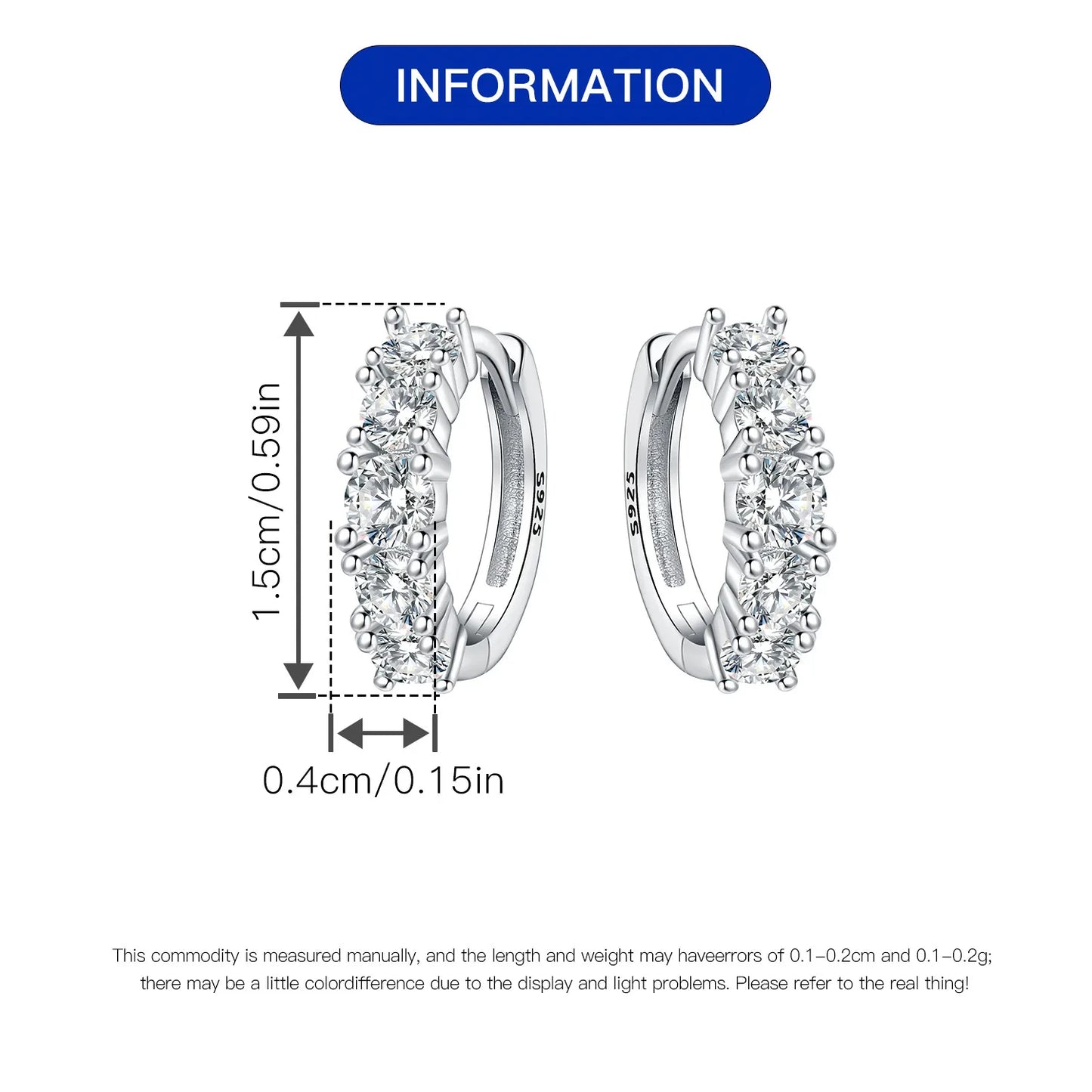 Orstarry-pendientes circulares de Plata de Ley 925 con forma de gota para mujer, aretes colgantes, joyería versátil para fiesta, regalos