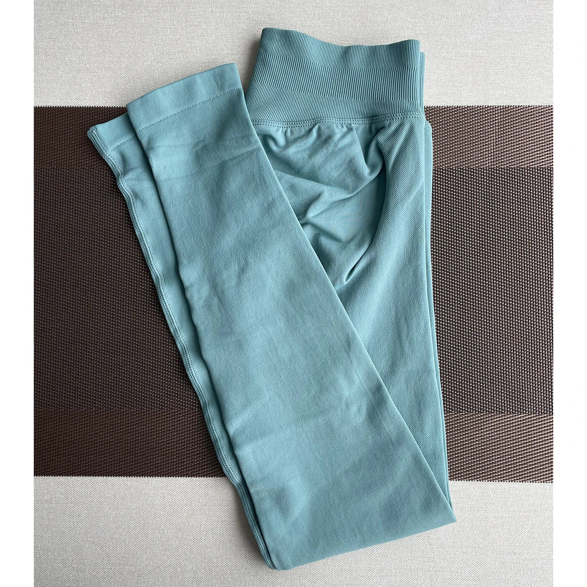 TKITK-mallas deportivas sin costuras para mujer, pantalones de Yoga con banda baja acanalada, ropa de gimnasio, ropa de entrenamiento para Fitness, medias elásticas