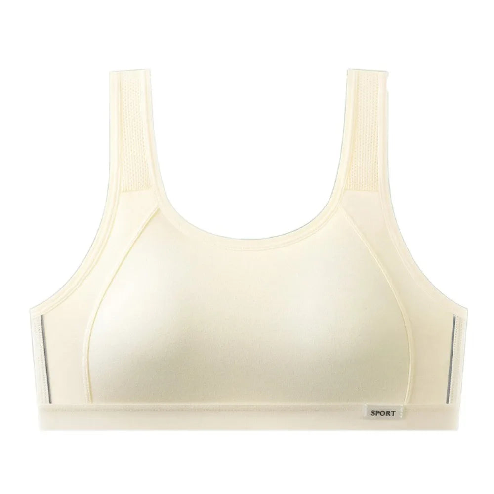 Sujetador inalámbrico de malla Simple para mujer, Tops, ropa interior, sujetador de realce, Bralettes íntimos dulces con almohadilla para chica