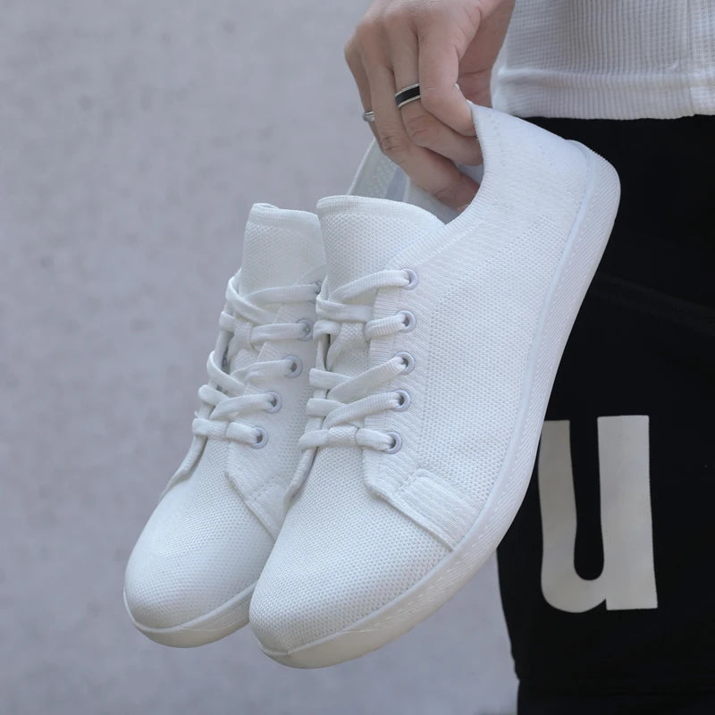 Zapatos descalzos con punta ancha para hombre y mujer, zapatillas minimalistas para caminar | Suela caÃda cero | Malla transpirable
