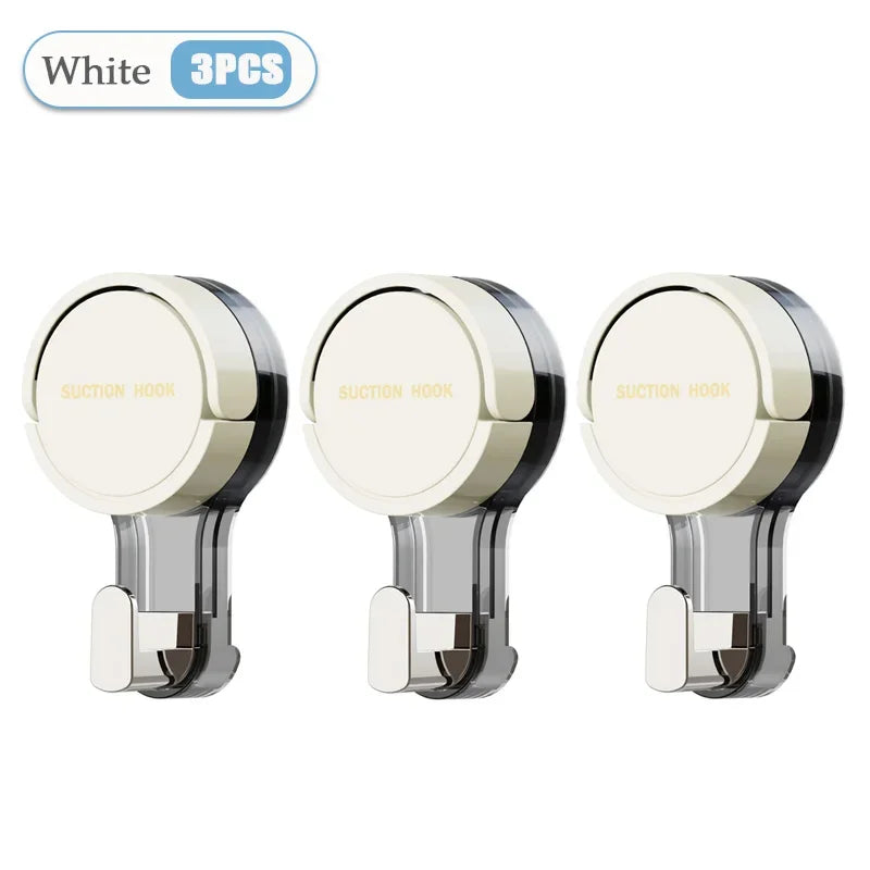 Gancho de ventosa reutilizable de 1 a 20 piezas, ganchos de ventosa para baño al vacÃÂo, toallero impermeable, colgador de ropa, accesorio de gancho