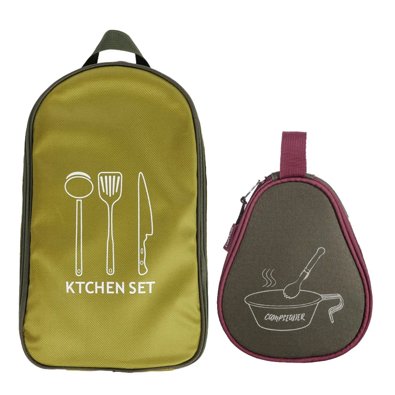 Bolsa de almacenamiento de Sierra Bowl Oxford, vajilla impermeable, tazas, Estuche de transporte, organizador para acampar al aire libre, viaje, barbacoa, bolsa de Picnic