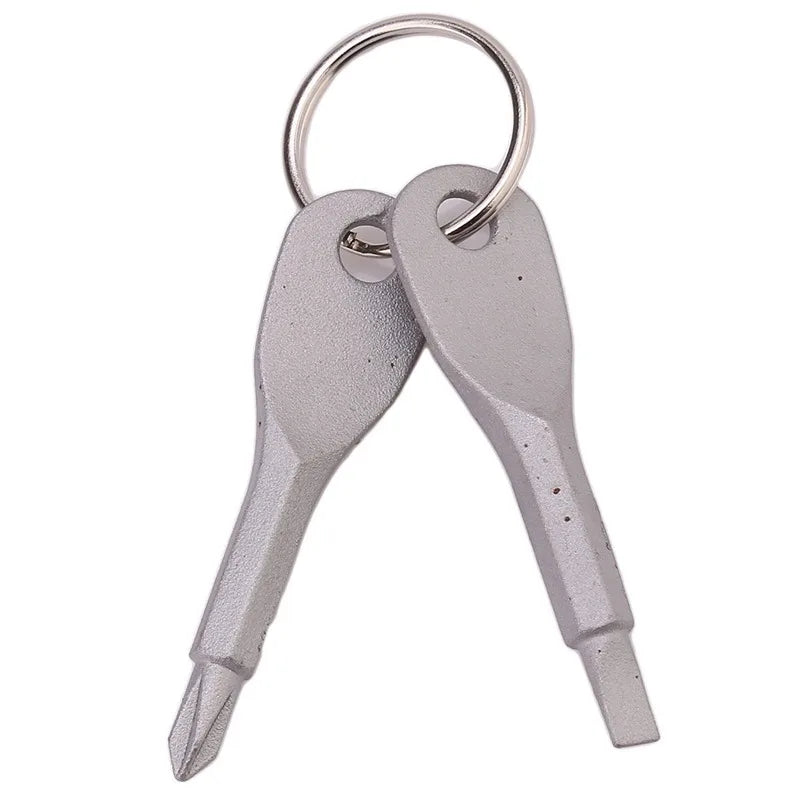 Suministros para acampar al aire libre, cuchillo plegable de acero inoxidable, Mini cuchillo de bolsillo multifunción con cabeza cuadrada, llavero colgante, 1 ud.
