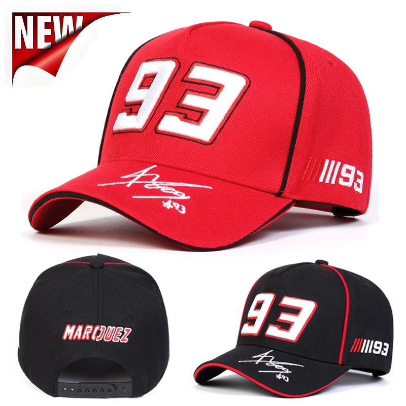 2024 nueva letra Simple 93 bordado Hip hop gorra de béisbol de moda 100% algodón Unisex ajustable deportes al aire libre gorra de sol camionero H