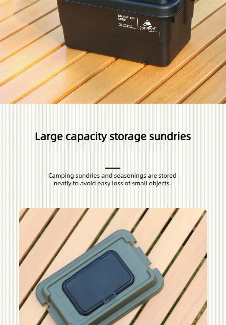 Estuche de pañuelos para acampar, caja de almacenamiento de papel para servilletas de escritorio, organizador portátil de botellas de condimentos para pícnic al aire libre