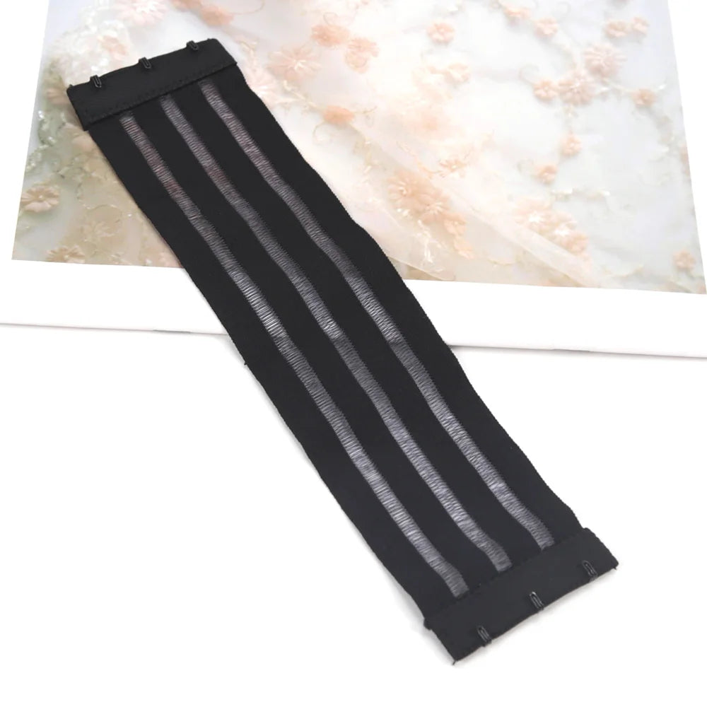 Tirantes de sujetador transparentes antideslizantes con 3 hebillas para mujer, correa de sujetador transparente Invisible, extensor de sujetador elástico sin espalda, correa de hombro ajustable
