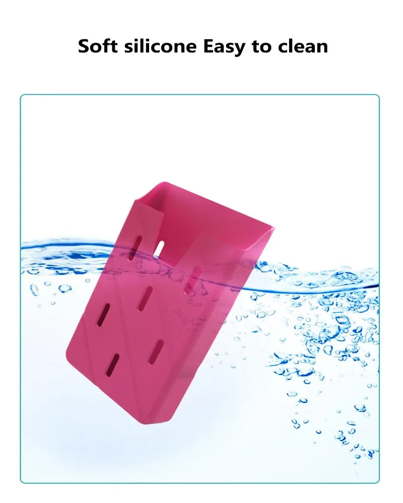 Bolsa de almacenamiento de silicona para teléfono móvil, bolsa de playa, accesorio con Clip, soporte para teléfono móvil, Gadgets de juego para acampar, 1 unidad