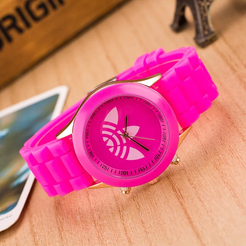 Reloj deportivo de marca famosa para Mujer, relojes de vestir de silicona informales para Mujer, relojes de pulsera de cuarzo Zegarek Damski Reloj para Mujer