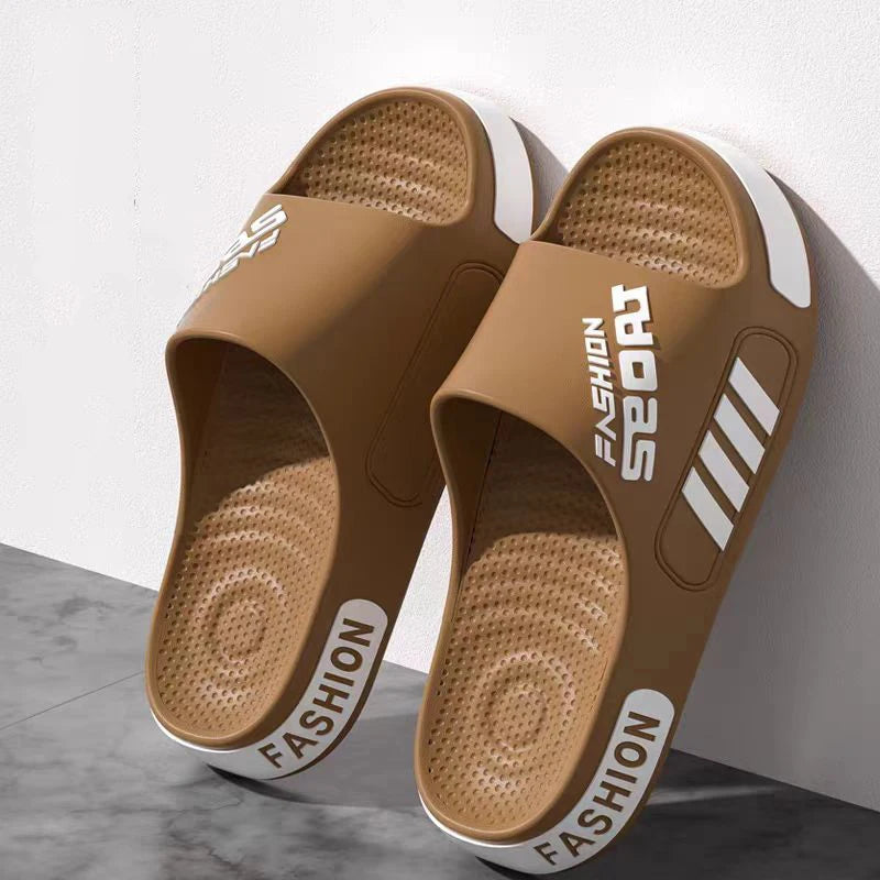 Zapatillas de hombre de talla grande 48-49, Zapatillas de casa de suela plana de verano para mujer y hombre, sandalias de tendencia con punta abierta, zapatos de playa ligeros para parejas