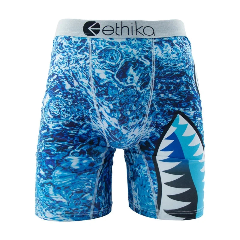ETHIKA, 1 Uds., ropa interior para hombre, Boxershorts sexis, bañadores transpirables para hombre, calzoncillos de talla grande S-3XL para hombre, calzoncillos de natación, Boxers para hombre