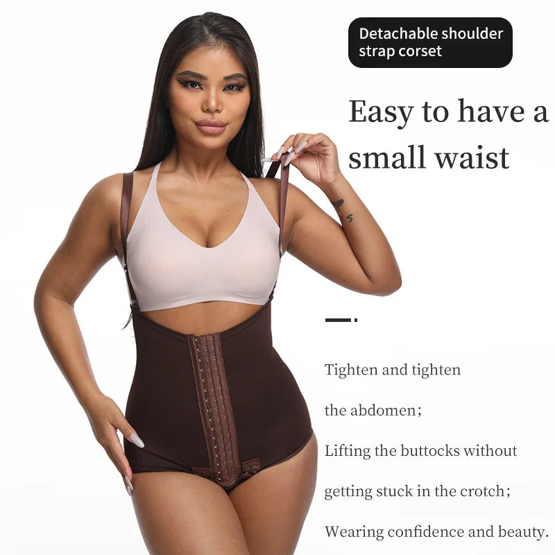 Body moldeador de cintura alta para mujer, faja de entrenamiento, pantalones cortos, bragas con Control de barriga, moldeador de cuerpo, levantador de glúteos, ropa interior de compresión