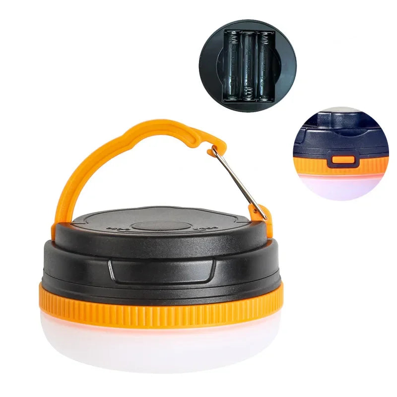 Linterna de Camping de alta potencia de 10W, lámpara para tiendas de campaña, batería aaa, luces portátiles para acampar, lámpara colgante nocturna para senderismo al aire libre