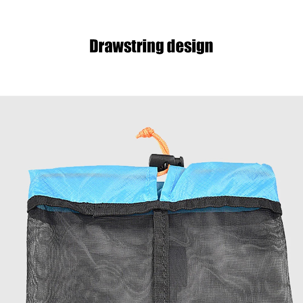 Bolsa de compresión portátil, saco impermeable con cordón para viaje, ahorro de espacio, bolsa de transporte para Camping, viaje y senderismo