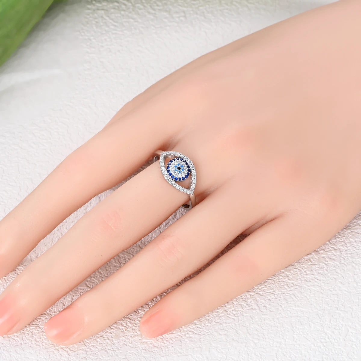 Anillo de Plata de Ley 925 Original para mujer, joyería fina con circonita, luciérnaga, corazón, cruz