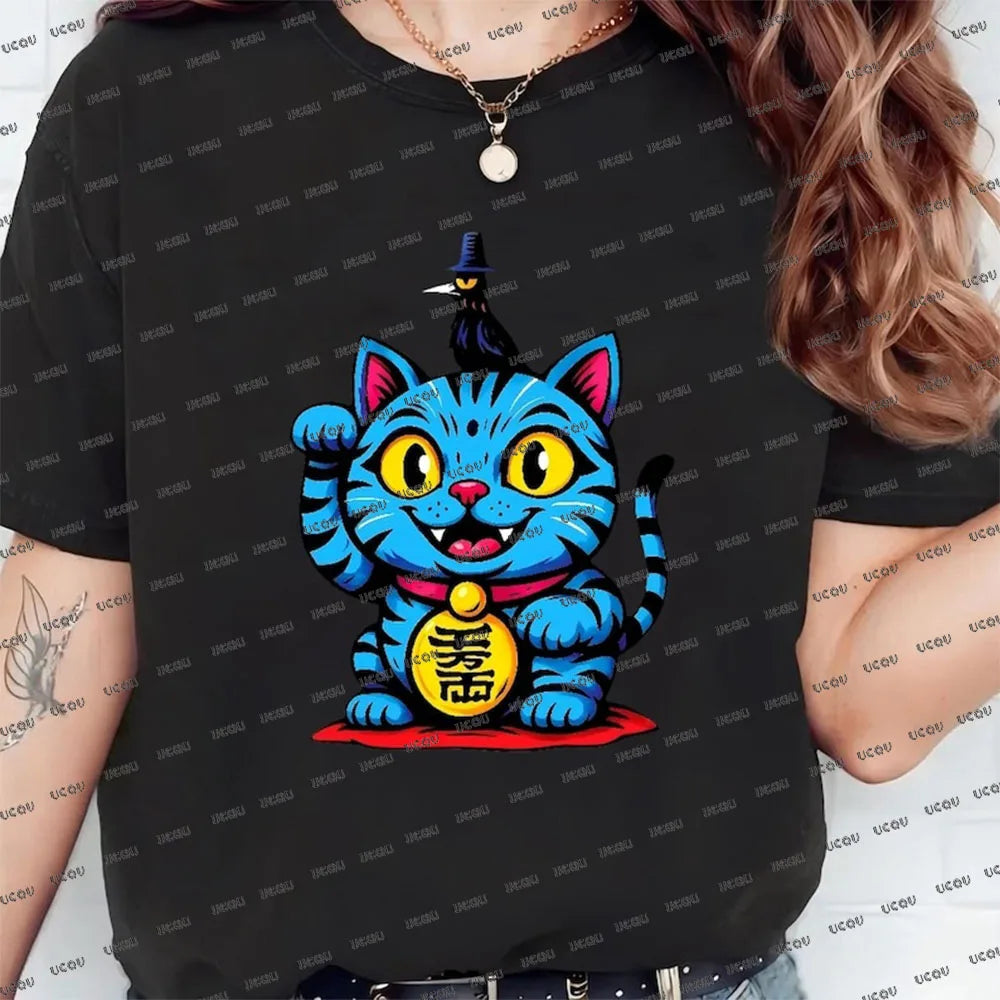 Camiseta KPop Demon Hunters para niños, camisetas de manga corta de verano, camisetas de algodón con cuello redondo, camisetas de película de moda 2025 para niños adultos
