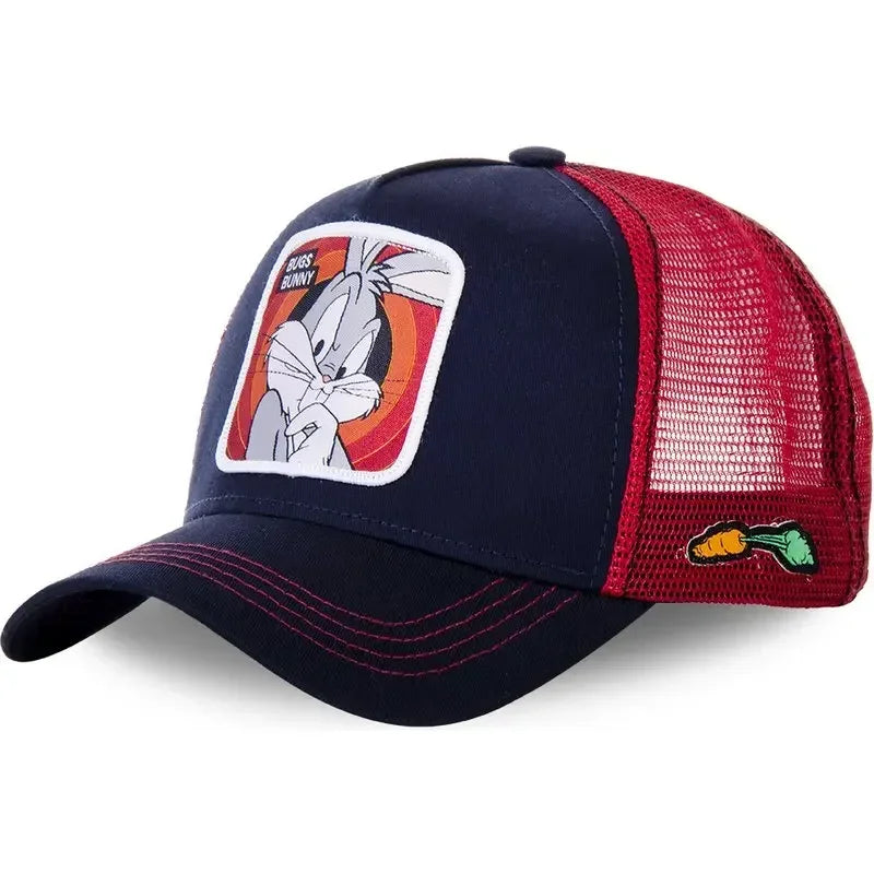 Gorra de béisbol de algodón con Cierre trasero de dibujos animados de Anime de marca de alta calidad para hombres y mujeres, gorro de malla de Hip Hop para papá, gorra de camionero, triangulación de envÃos