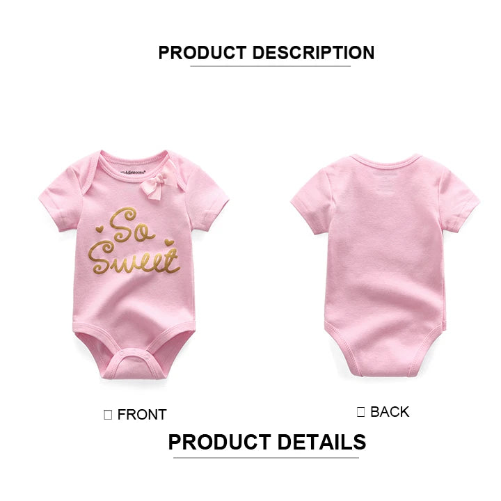 9 unids/lote monos Unisex para recién nacidos + pantalones conjuntos de ropa de algodón de dibujos animados ropa para bebé (niño o niña)