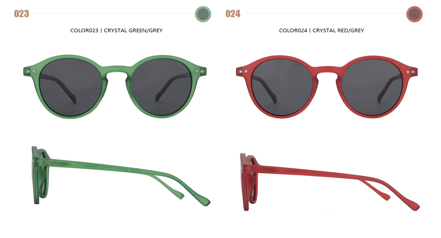 ZENOTTIC (tamaño S) gafas de sol polarizadas circulares Retro 2024 2025 hombres mujeres Vintage pequeñas gafas de sol redondas UV400 gafas de sol
