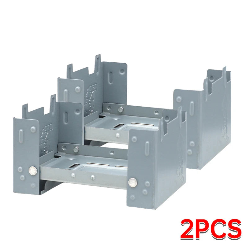 Estufa de combustible sólida portátil, estufa de Alcohol para acampar, MINI estufa de calefacción plegable, utensilios de cocina de bolsillo, Ideal para Picnic y senderismo