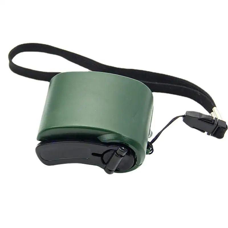 Cargador de emergencia portátil USB de 5V para teléfono móvil, manivela de potencia D ynamo para acampar al aire libre, cargador de viaje con luz Led