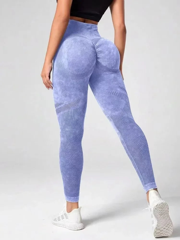 Mallas de Yoga para Mujer, pantalones de Yoga con realce de glúteos y burbujas, mallas deportivas ajustadas de cintura alta para Mujer, mallas sin costuras para gimnasio 2023