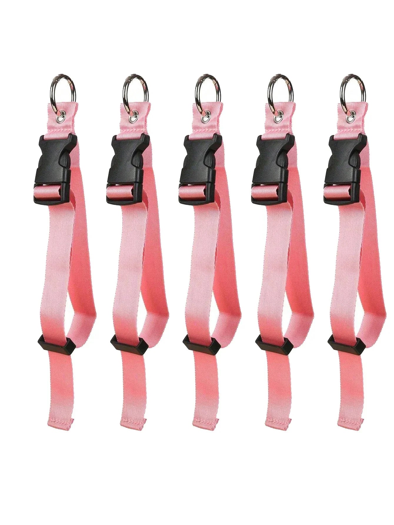 Soporte de correa de equipaje antirrobo de nailon negro portátil, pinza para agregar bolsa, Clip para bolso, uso para llevar multiherramienta, herramienta para acampar y hacer senderismo