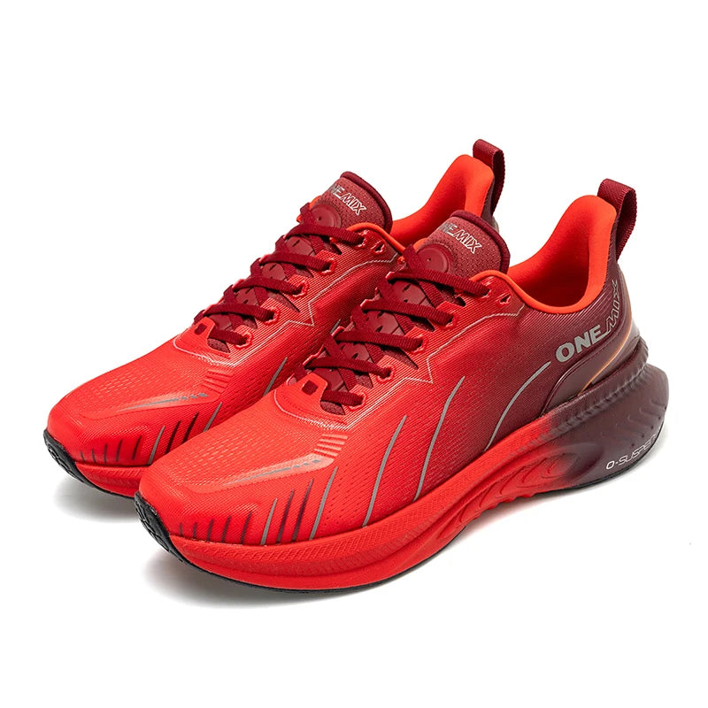 ¡Novedad de ONEMIX! Zapatillas de correr para hombre, zapatillas deportivas antideslizantes para mujer