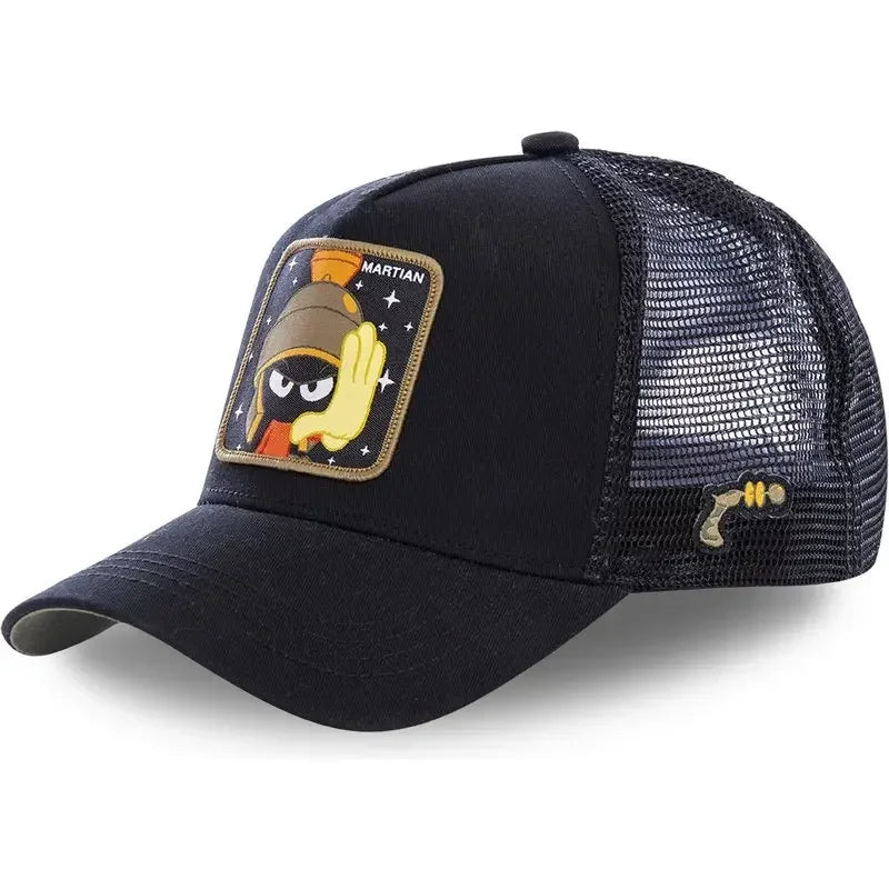 Gorra de béisbol de algodón con Cierre trasero de dibujos animados de Anime de marca de alta calidad para hombres y mujeres, gorro de malla de Hip Hop para papá, gorra de camionero, triangulación de envÃos