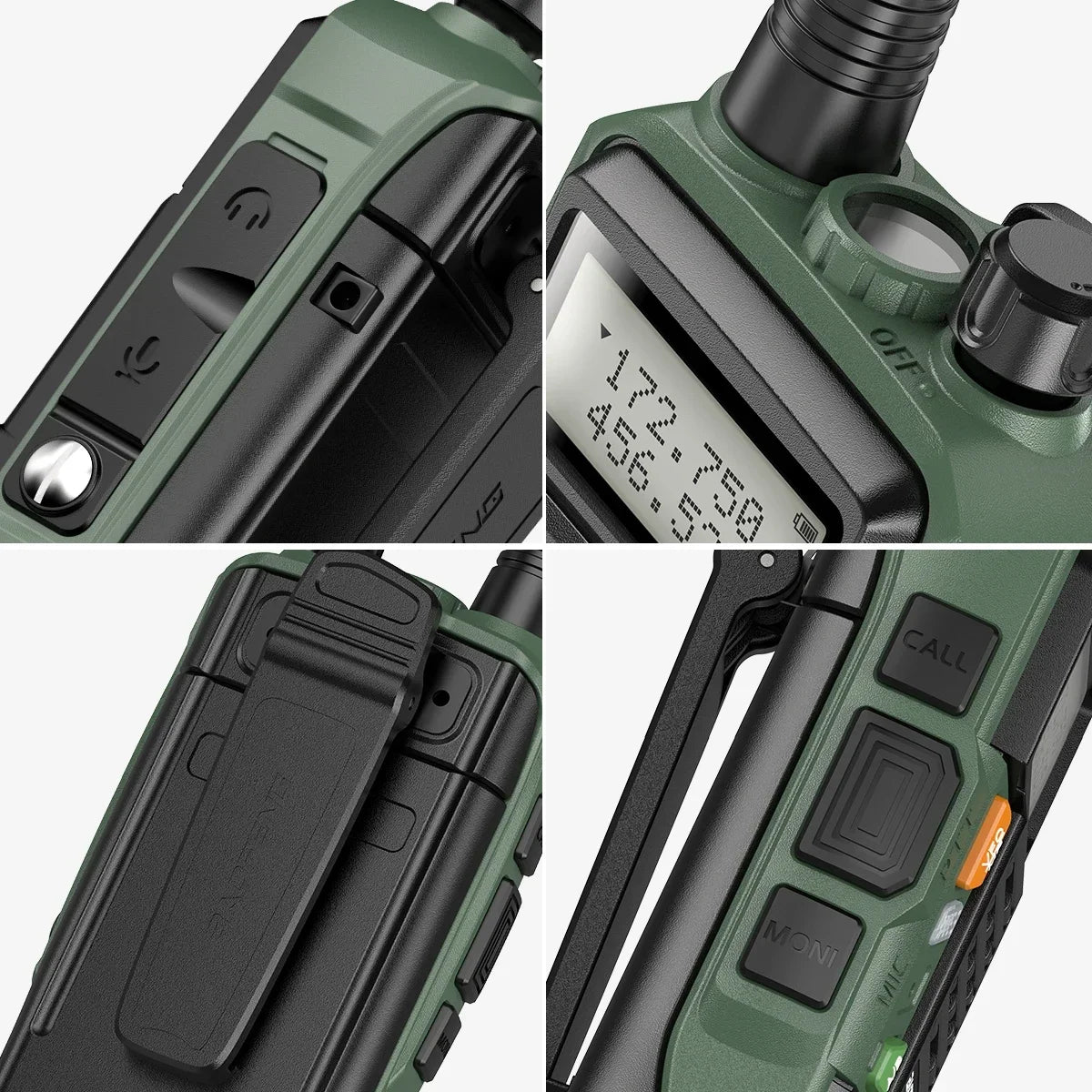 BAOFENG UV-S9 PLUS 10W Walkie Talkie banda Dual de largo alcance VHF UHF Radio de mano para UV-5R UV-K5 Ham Radio bidireccional para acampar