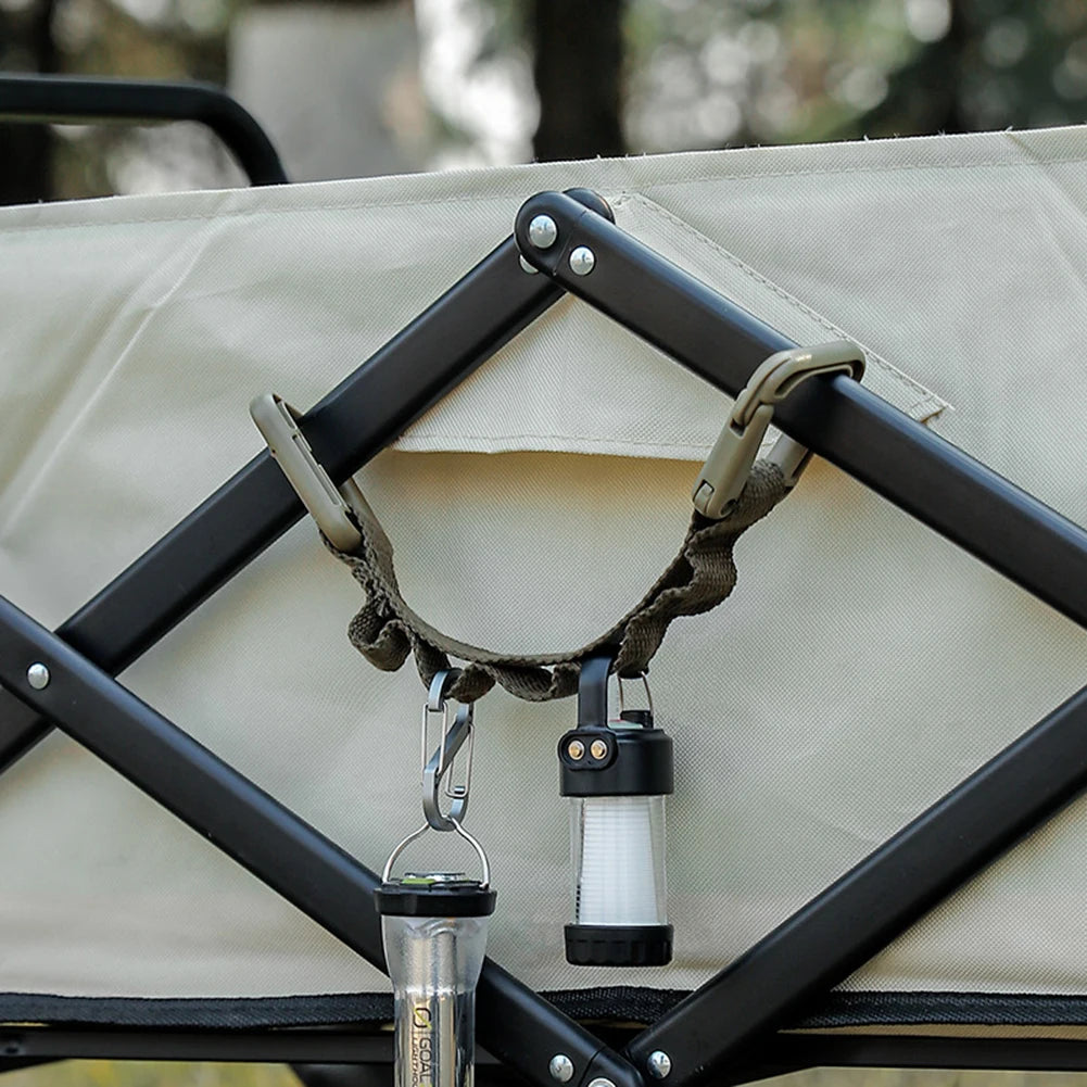 Correa de almacenamiento para acampada y jardín, tendedero, taza de tienda, lámpara colgante, hebilla de cordón para exteriores, cuerda colgante para acampar, oferta