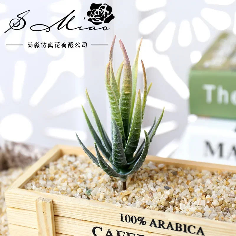 1 pieza 7X10cm planta suculenta Artificial jardÃÂn hogar DIY flor arreglo de plantas falsas accesorios dormitorio decoración de oficina