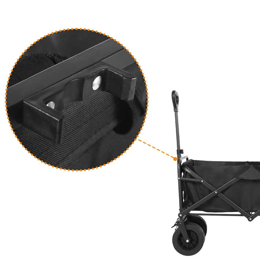Carro de playa plegable, carro plegable de gran capacidad, carro plegable para exteriores, carrito portátil para acampar en el jardín