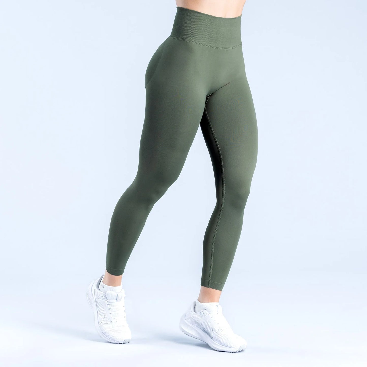 Mallas NCLAGEN para mujer, ropa de gimnasio sin costuras, pantalones de Yoga de cintura alta, Control de barriga, mallas deportivas para entrenamiento de glúteos