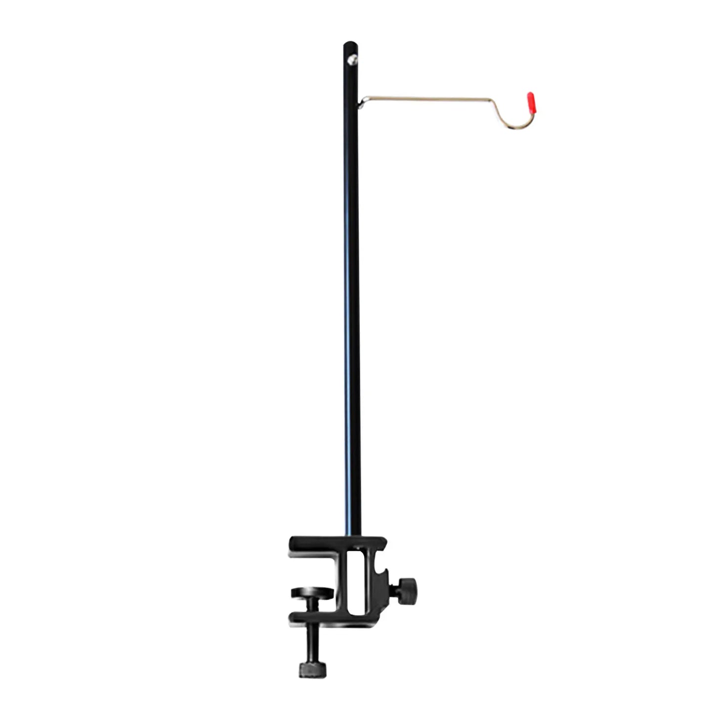 Poste de Luz Portátil para acampar y Clip de escritorio, soporte de aleación de aluminio para exteriores, soporte de luz de campamento de altura ajustable para acampar al aire libre