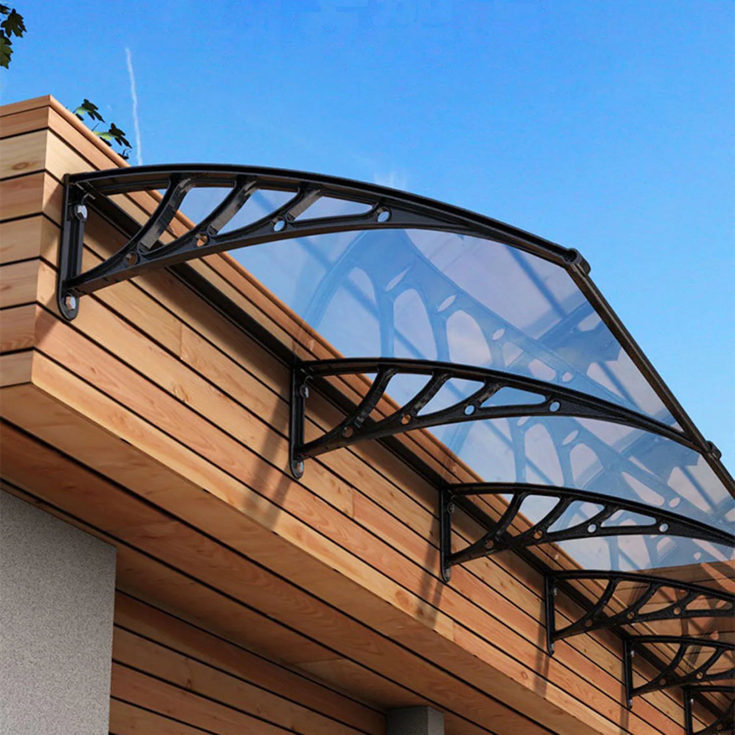 Soporte para toldo de balcón y ventana, soportes para toldo de Material plástico duradero, adecuados para entrada de tienda