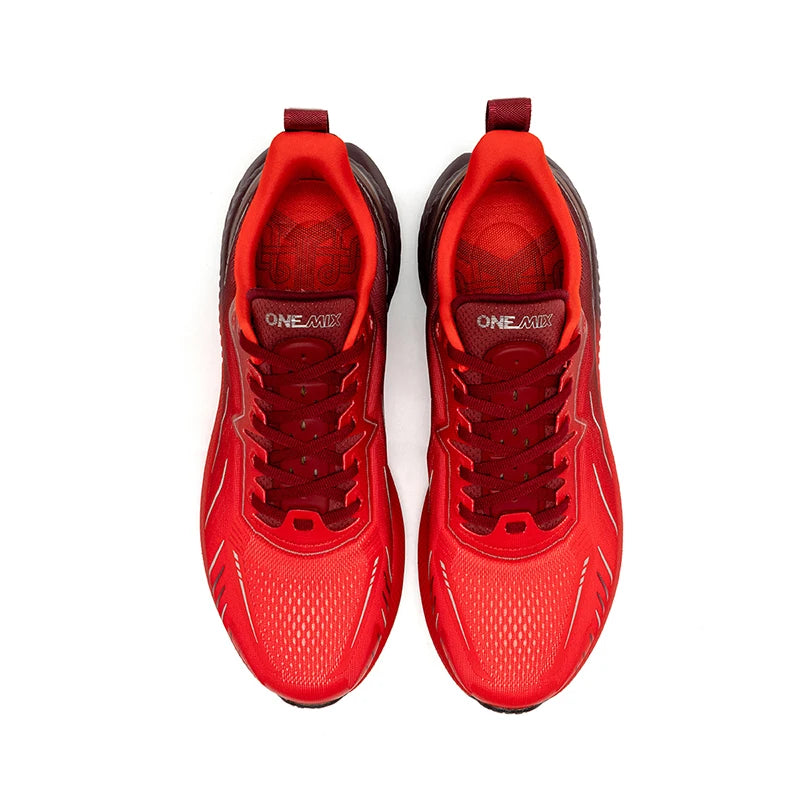 ¡Novedad de ONEMIX! Zapatillas de correr para hombre, zapatillas deportivas antideslizantes para mujer