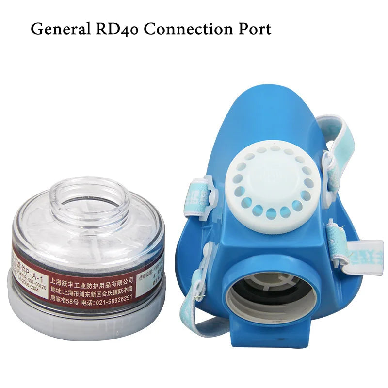 Filtros redondos para máscara de Gas RD40, 40mm, caja de filtrado de carbón activado para respirador quÃÂmico, accesorios de pulverización de pintura, 1 Uds.