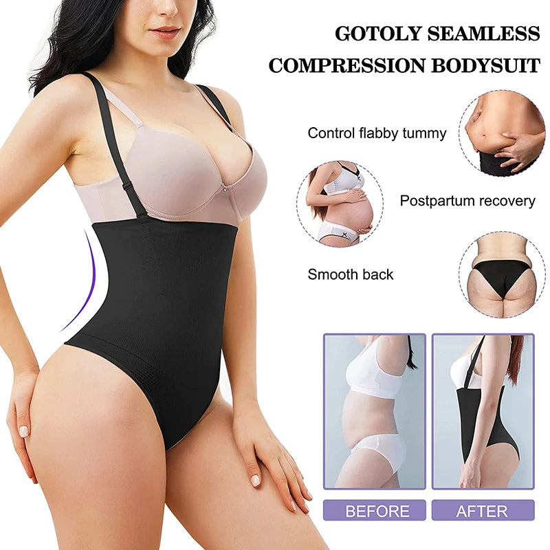 Body moldeador de cuerpo completo para mujer, ropa interior adelgazante con Control de barriga, levantador de glúteos, corsé moldeador de Abdomen con realce